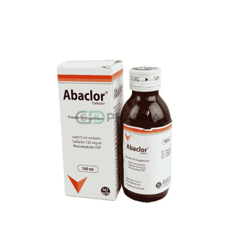 Abaclor Suspension 125 mg/5 ml (Cefaclor Monohydrate)