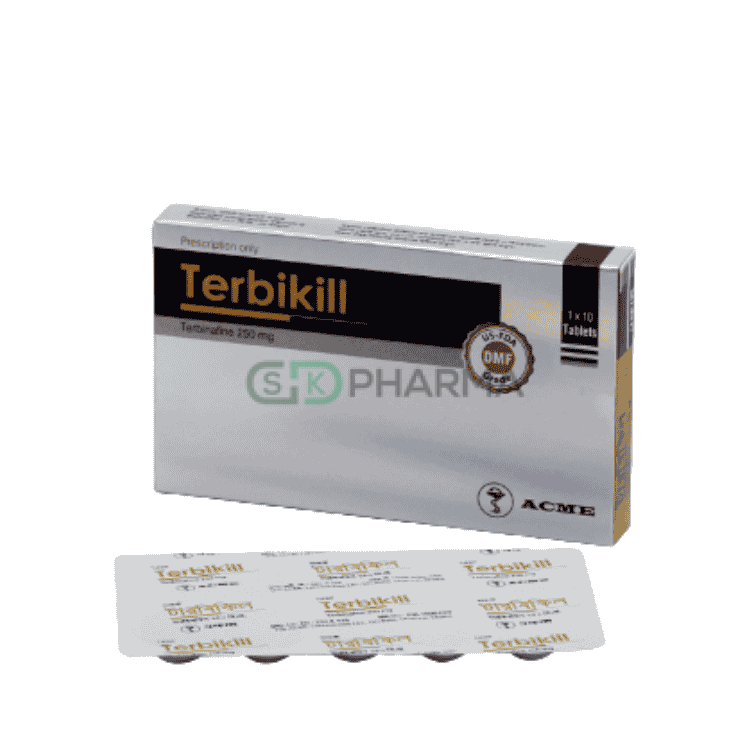 Terbikill Tablet 250 mg (Terbinafine Hydrochloride)
