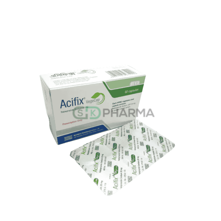 Acifix Capsule (Enteric Coated) 20 mg (Rabeprazole Sodium)