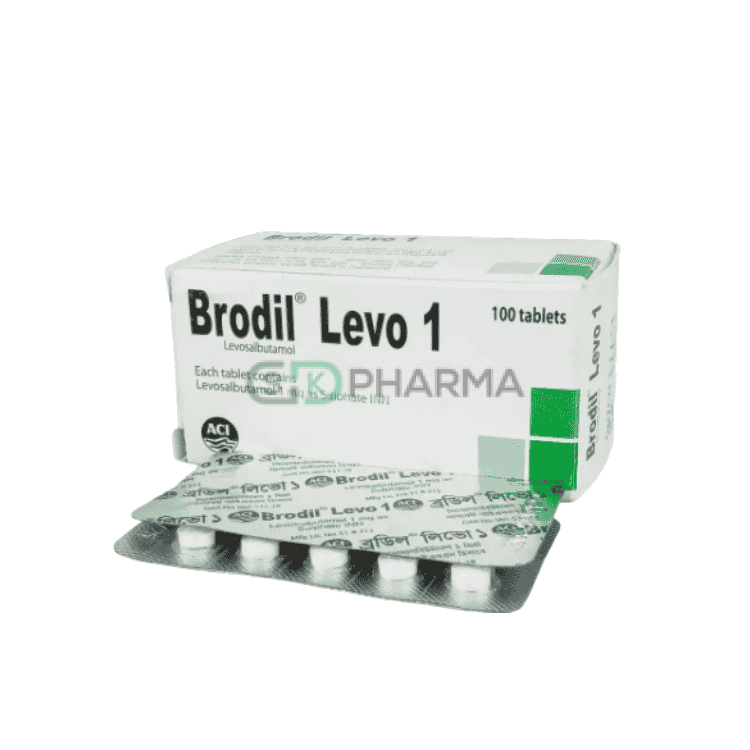 Brodil Levo Tablet 1 mg (Levosalbutamol (Oral))