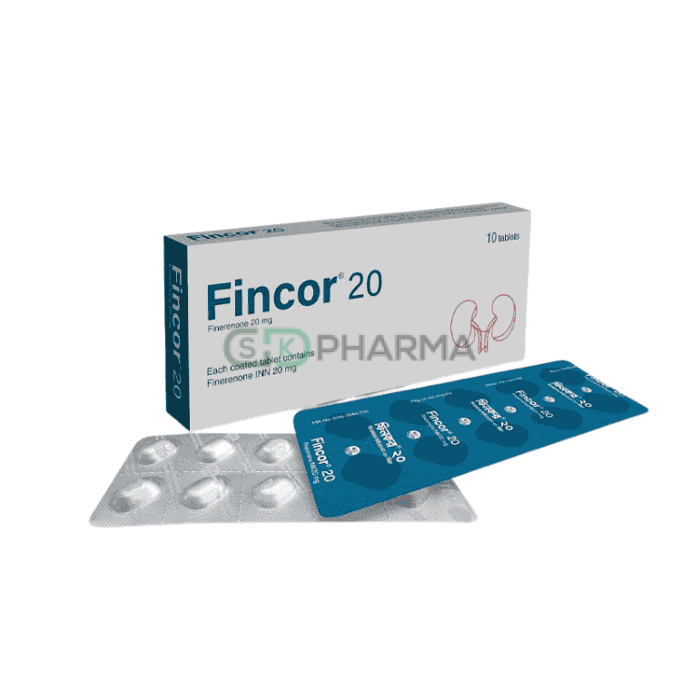 Fincor Tablet 20 mg (Finerenone)
