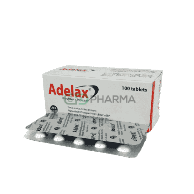 Adelax Tablet 0.5 mg+10 mg (Flupentixol + Melitracen)