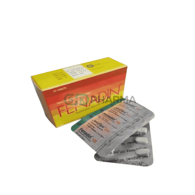 Fenadin Tablet 120 mg (Fexofenadine Hydrochloridev
