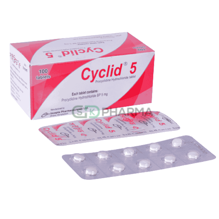 Cyclid Tablet 5 mg (Procyclidine Hydrochloride)