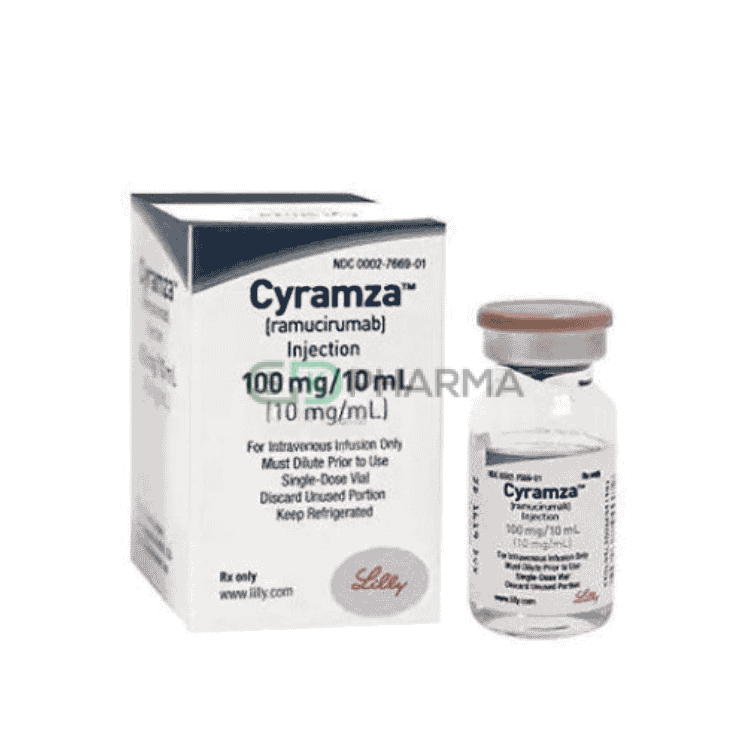 Cyramza Injection 10 mg/ml (Ramucirumab)