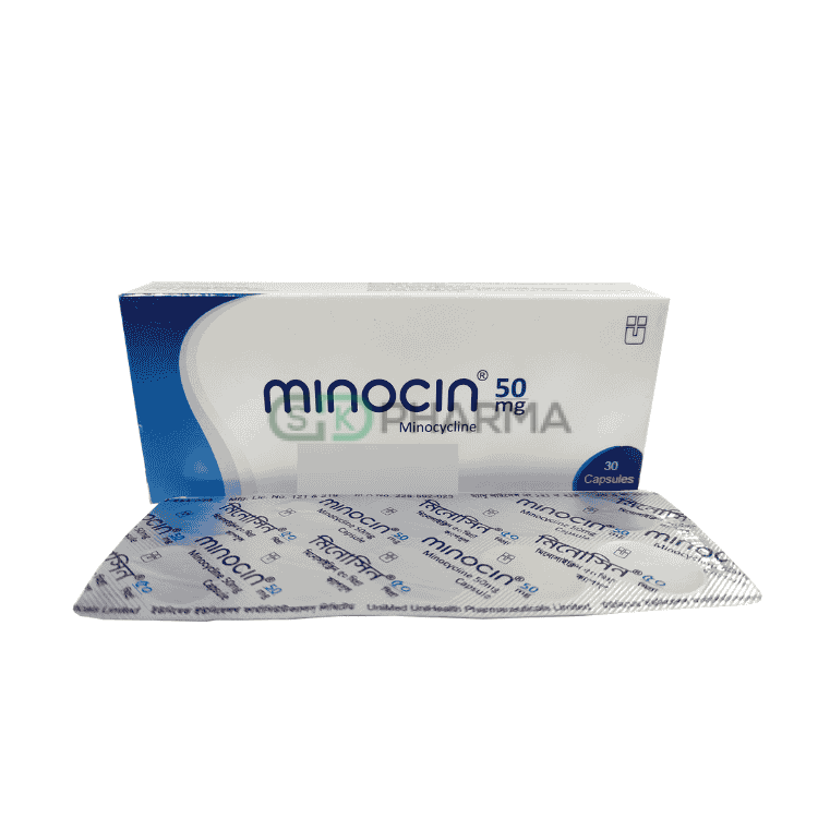 Minocin Capsule 50 mg (Minocycline Hydrochloride)