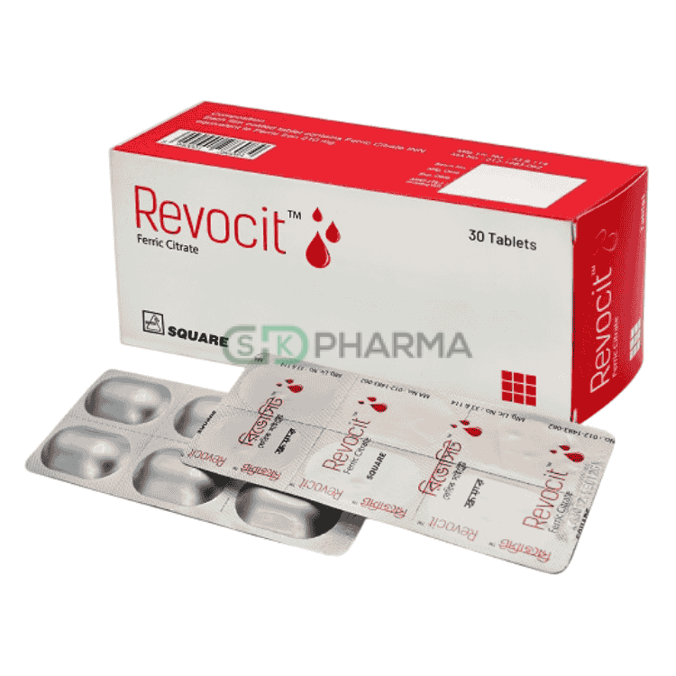 Revocit Tablet 210 mg (Ferric Citrate)