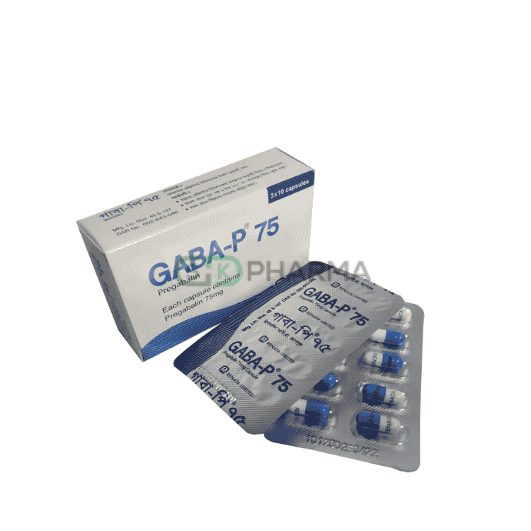 GABA-P Capsule 75 mg (Pregabalin)