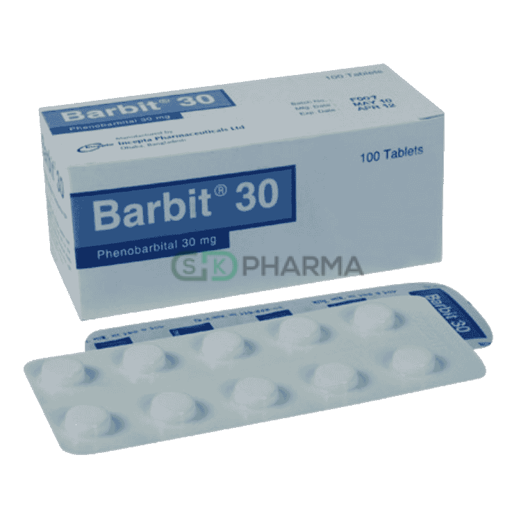 Barbit Tablet 30 mg (Phenobarbital)