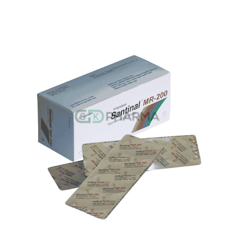 Santinal MR Capsule 200 mg (Dipyridamole)