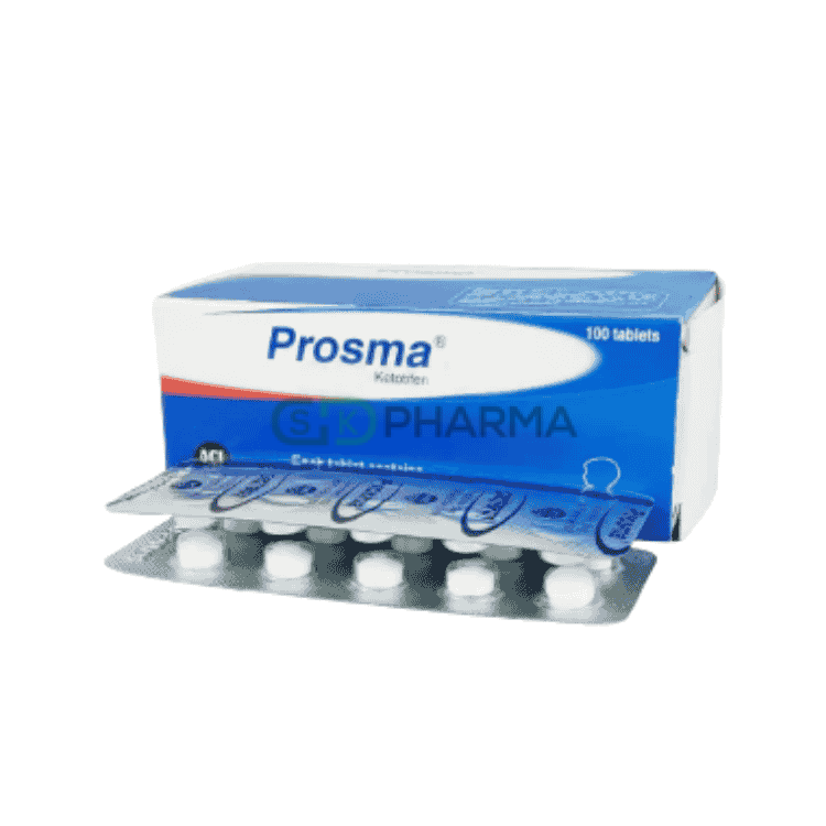 Prosma Tablet 1 mg (Ketotifen Fumarate (Oral))