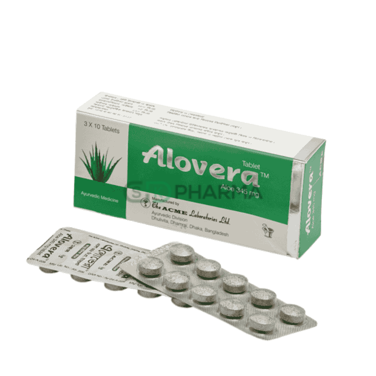 Alovera Tablet 345 mg (Aloe indica+ Hyoscyamus niger + Piper nigrum)