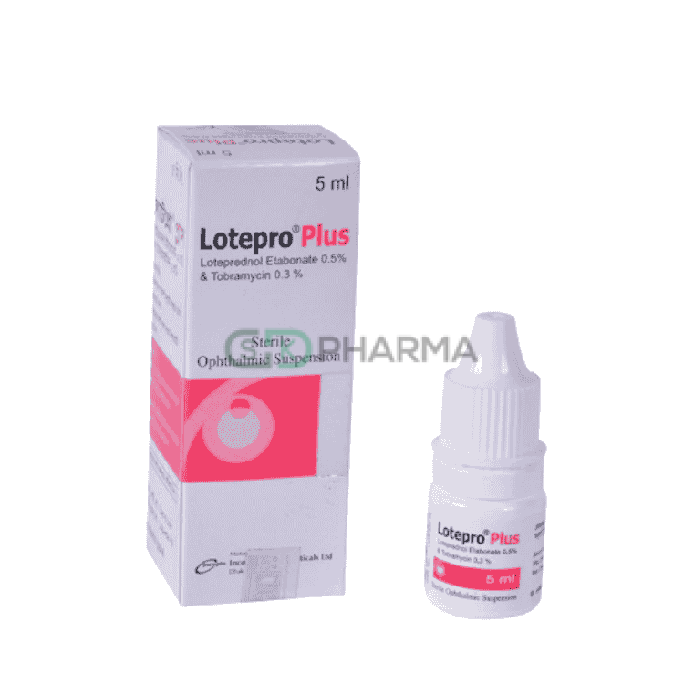 Lotepro Plus Suspension 0.5%+0.3% (Loteprednol Etabonate + Tobramycin)