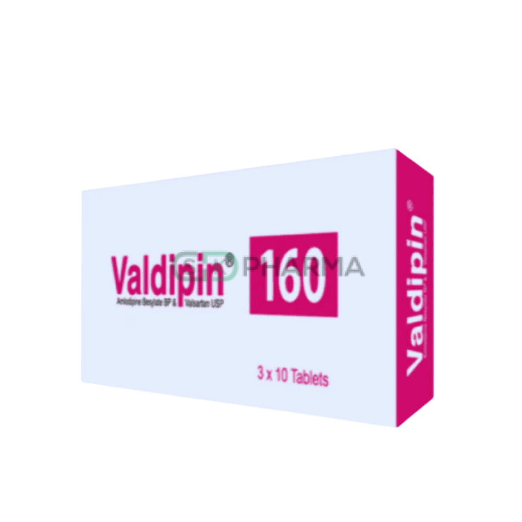 Valdipin Tablet 5 mg+160 mg (Amlodipine Besilate + Valsartan)