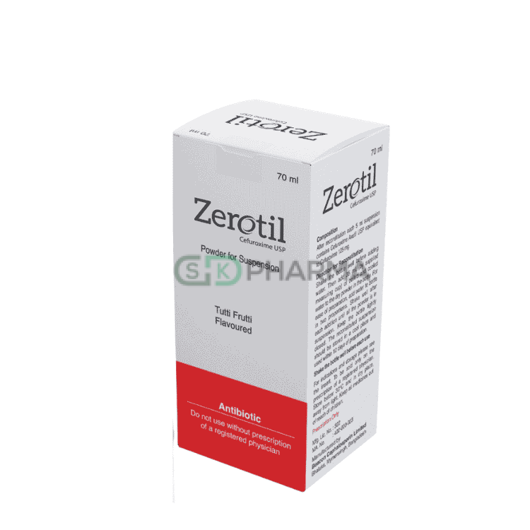 Zerotil Suspension 125 mg/5 ml (Cefuroxime Axetil)