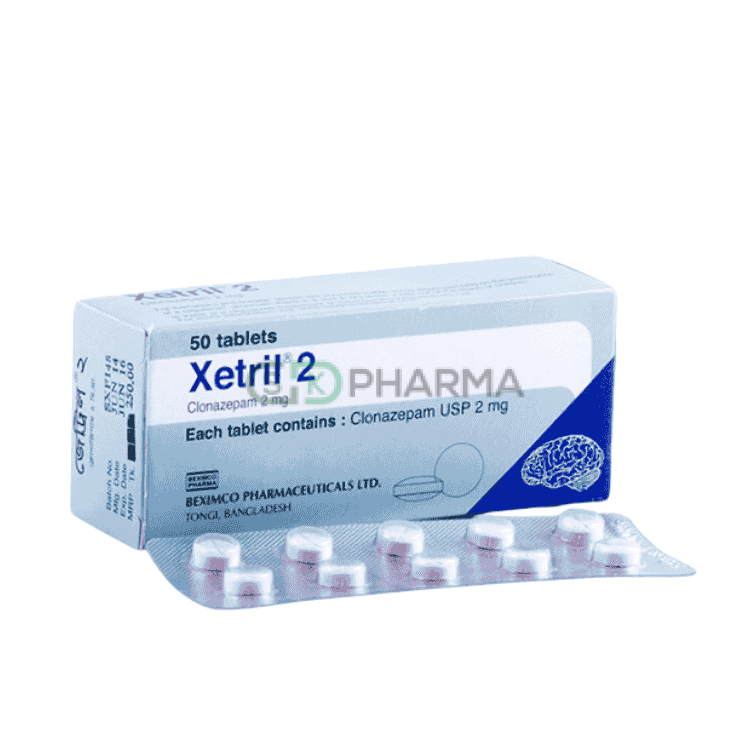 Xetril Tablet 2 mg (Clonazepam)