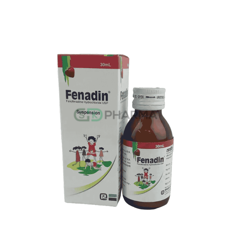 Fenadin Suspension 30 mg/5 ml (Fexofenadine Hydrochloride)