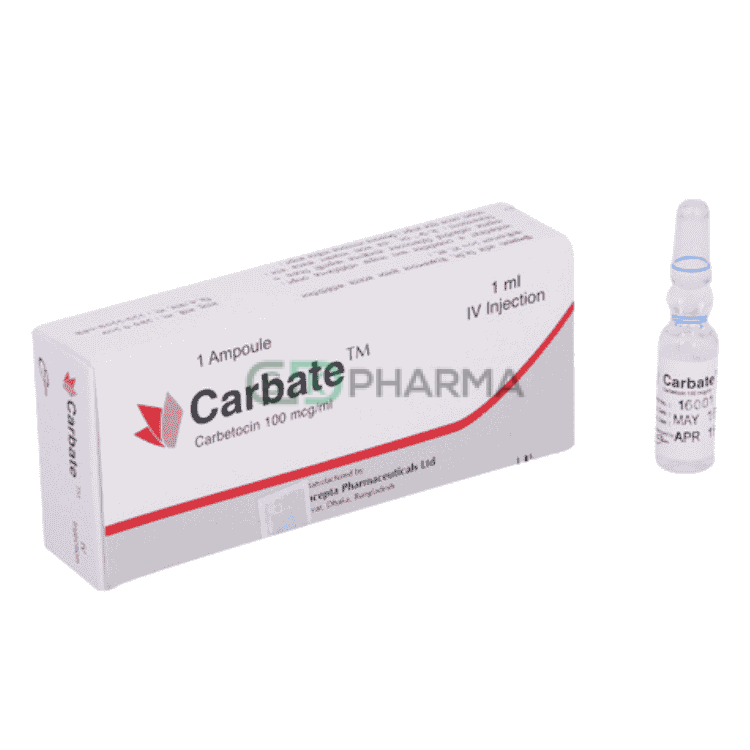 Carbate Injection 100 mcg/ml (Carbetocin)