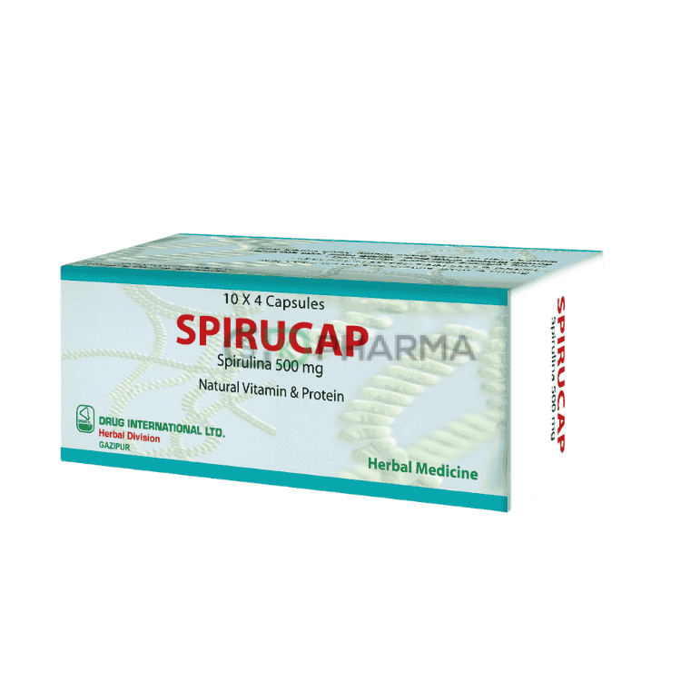 Spirucap Capsule 500 mg (Spirulina)