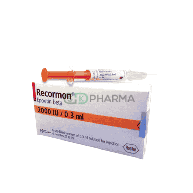 Recormon Injection 2000 IU/0.3 ml (Erythropoietin Beta)