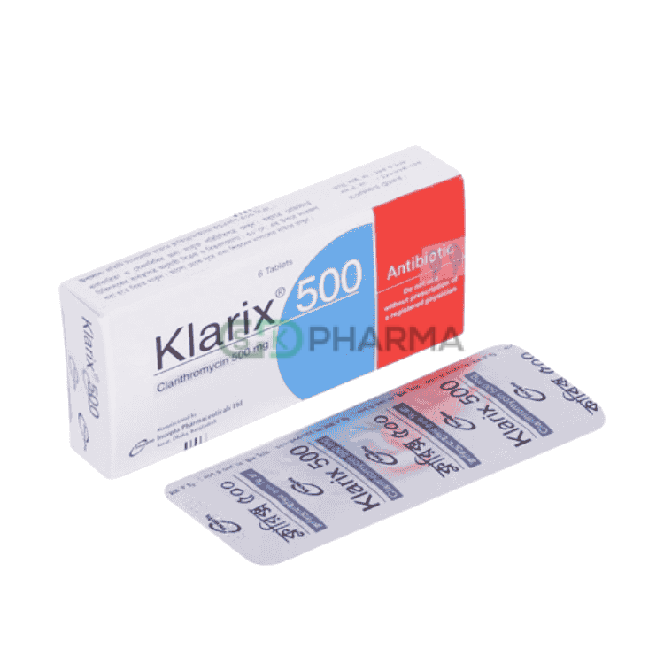 Klarix Tablet 500 mg (Clarithromycin)