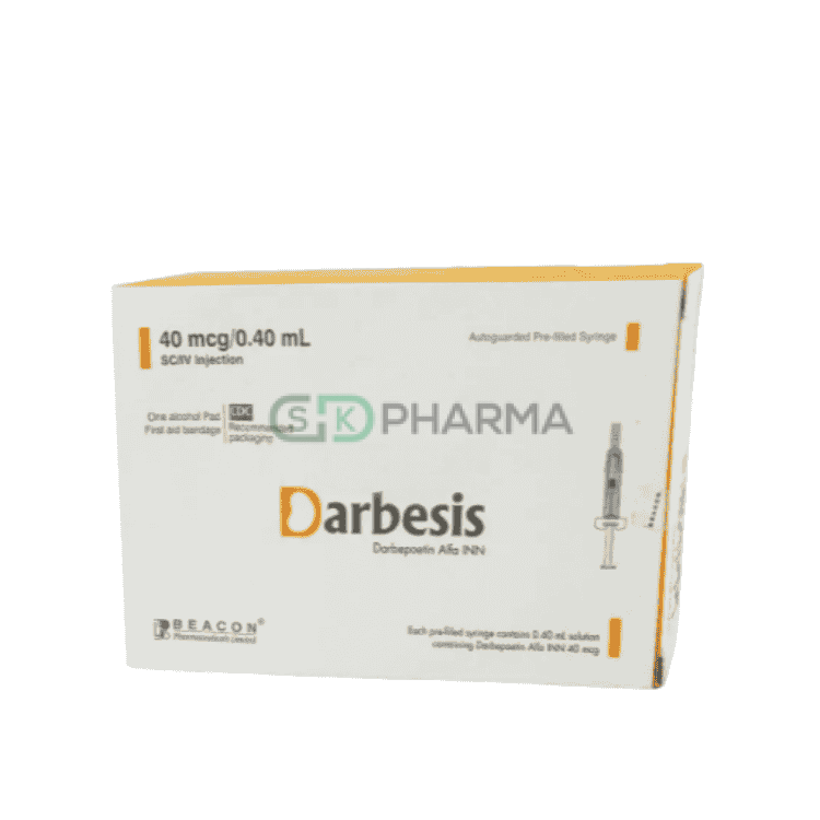 Darbesis Injection 40 mcg/0.4 ml (Darbepoetin Alfa)