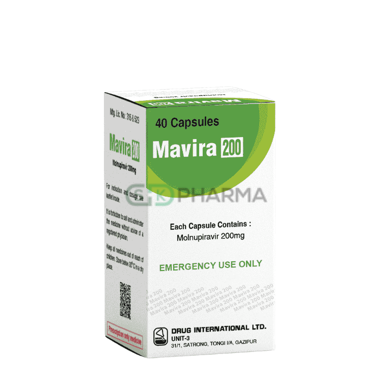 Mavira Capsule 200 mg (Molnupiravir)