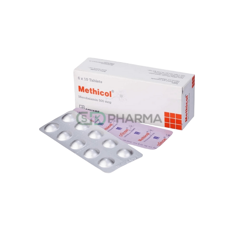 Methicol Tablet 500 mcg (Mecobalamin)