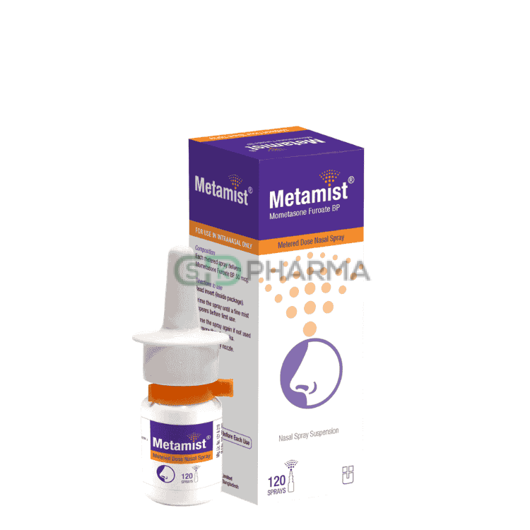 Metamist Nasal Spray 50 mcg/spray (Mometasone Furoate (Nasal Spray))