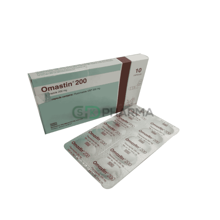 Omastin Capsule 200 mg (Fluconazole)