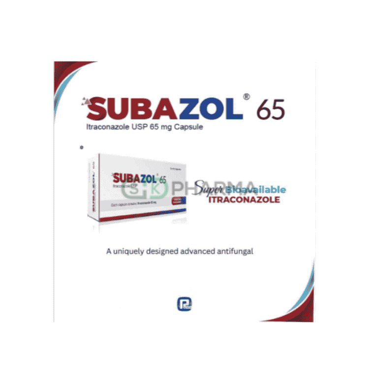 Subazol Capsule 65 mg (Itraconazole)