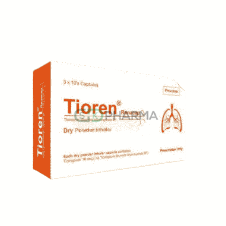 Tioren Inhalation Capsule 18 mcg (Tiotropium)