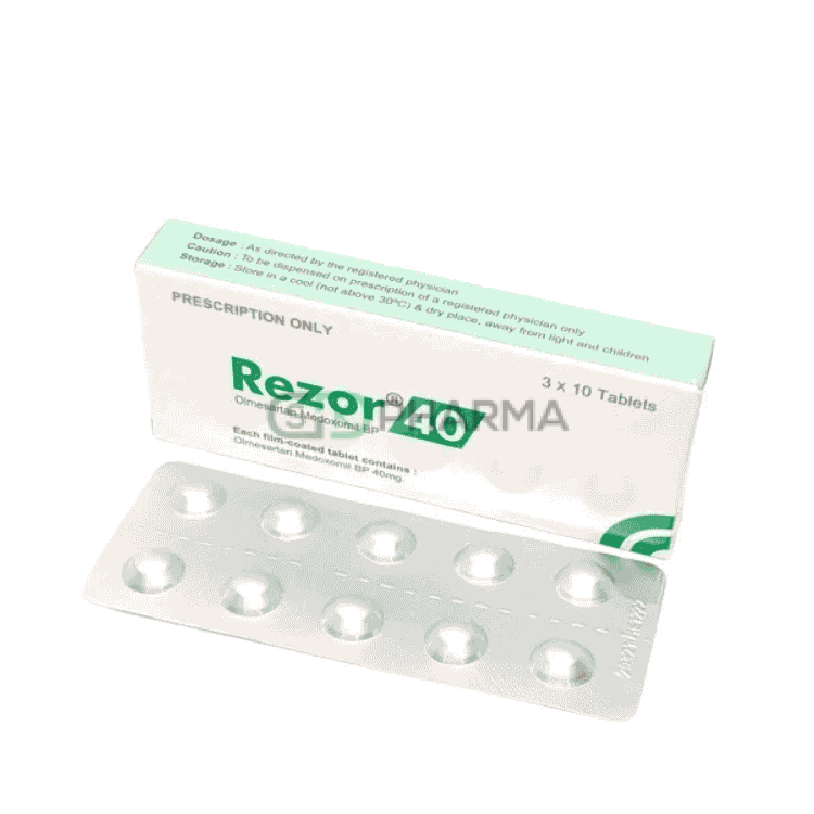 Rezor Tablet 40 mg (Olmesartan Medoxomil)