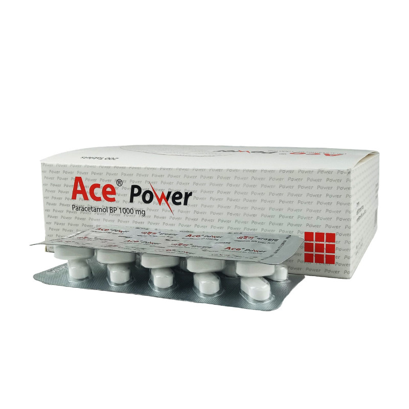 Ace Power Tablet, 1000 Mg(Paracetamol)