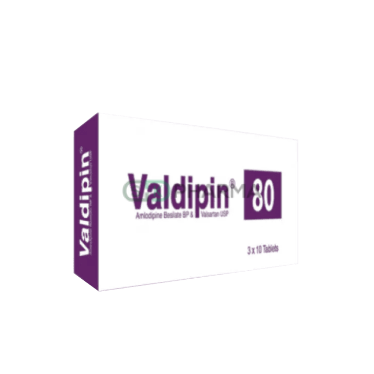 Valdipin Tablet 5 mg+80 mg (Amlodipine Besilate + Valsartan)