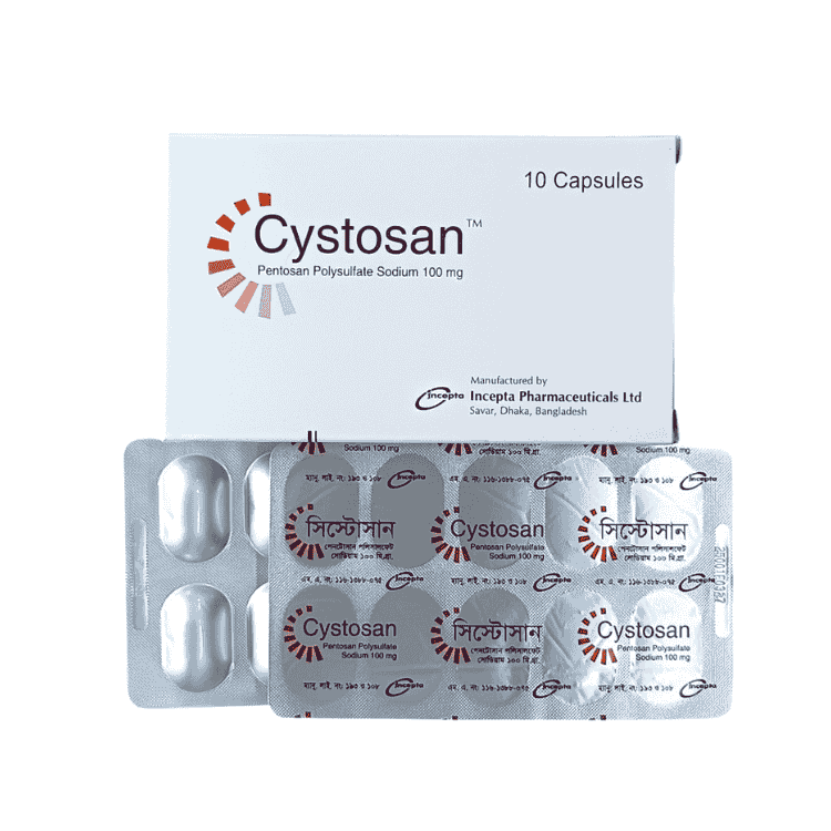Cystosan Capsule 100 mg (Pentosan Polysulfate Sodium)