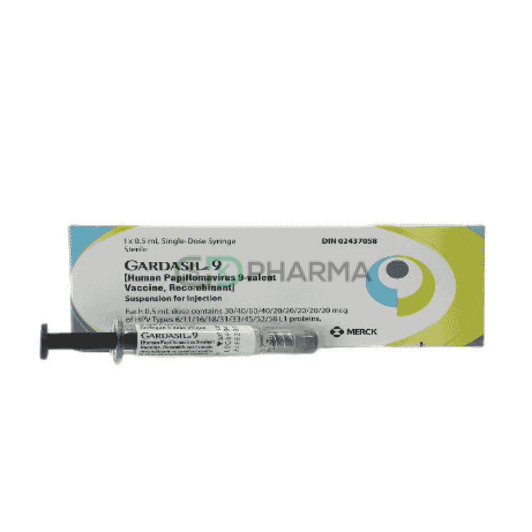 Gardasil Injection 0.5 ml/pre-filled syringe (Human Papillomavirus Quadrivalent)