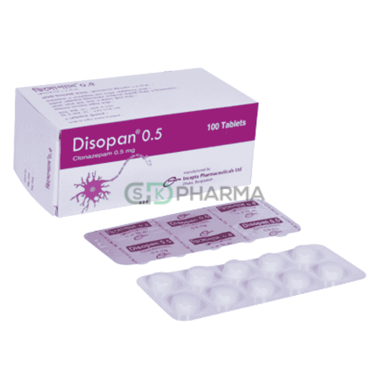 Disopan Tablet 0.5 mg (Clonazepam)