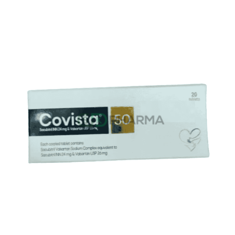 Covista Tablet 24 mg+26 mg (Sacubitril + Valsartan)