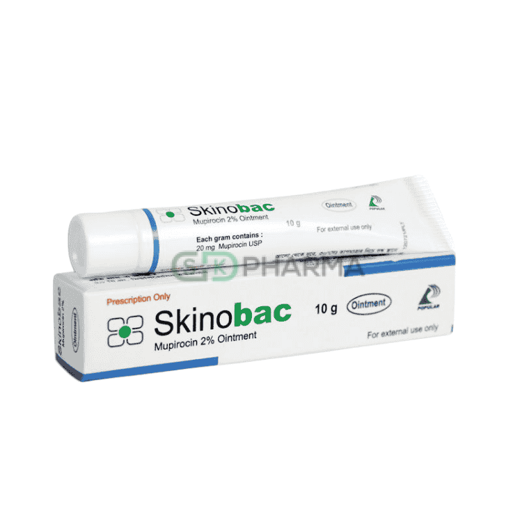 Skinobac Ointment 2% w/w (Mupirocin)