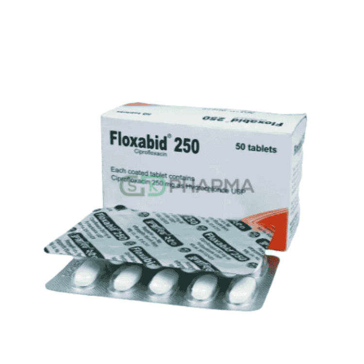Floxabid Tablet 250 mg (Ciprofloxacin)