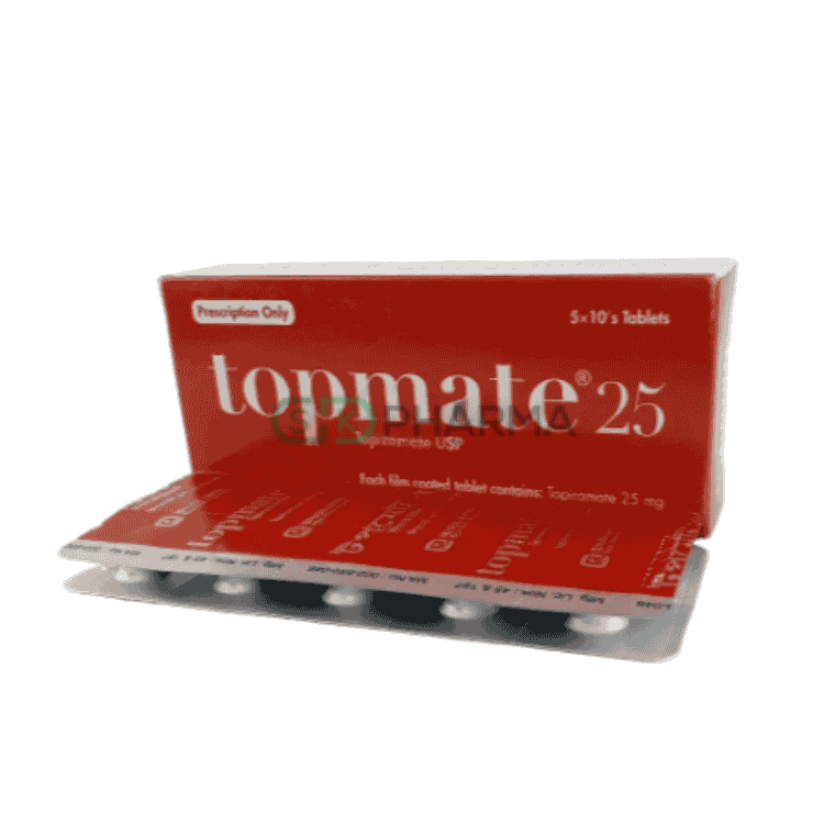 Topmate Tablet 25 mg (Topiramate)