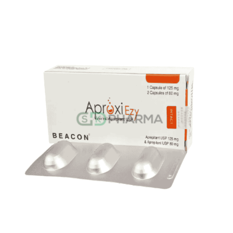 Aproxi EZY Capsule 125 mg+80 mg+80 mg (Aprepitant)