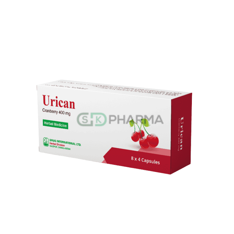Urican Capsule 400 mg (Cranberry [Vaccinium macrocarpon])