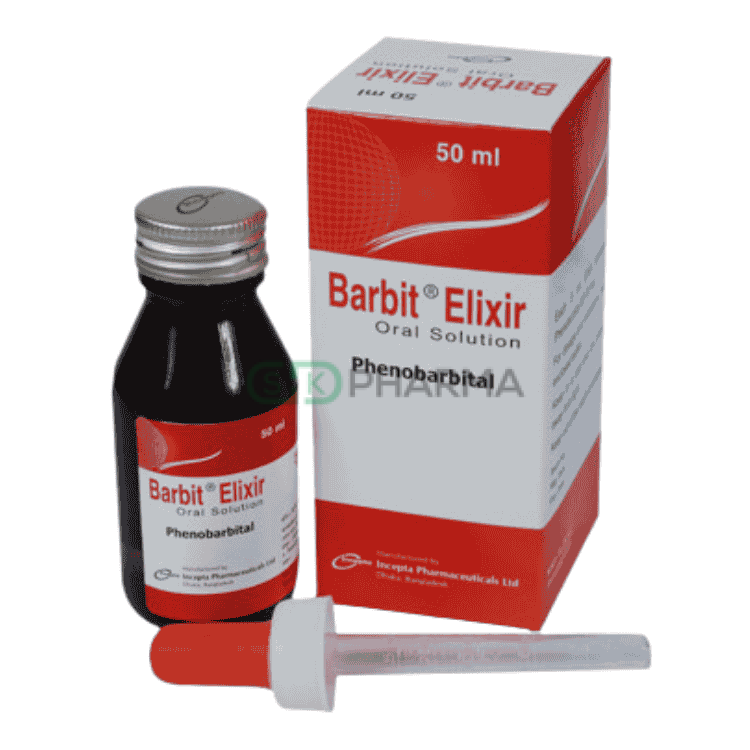 Barbit Elixir Oral Solution 20 mg/5 ml (Phenobarbital)