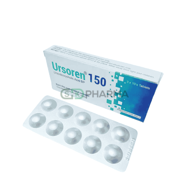 Ursoren Tablet 150 mg (Ursodeoxycholic Acid)