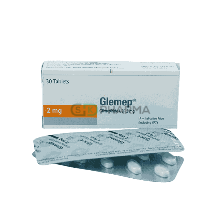 Glemep Tablet 2 mg (Glimepiride)