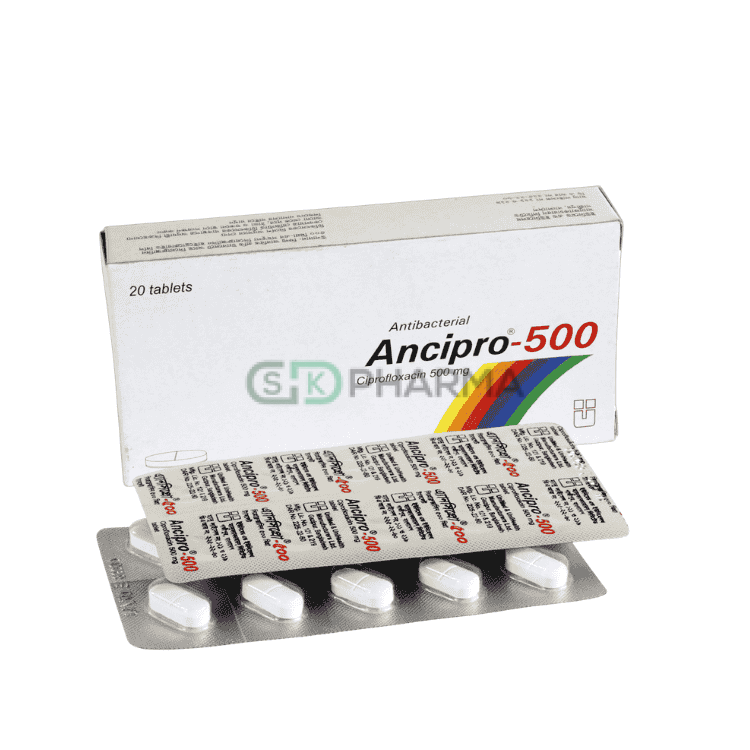 Ancipro Tablet 500 mg (Ciprofloxacin)