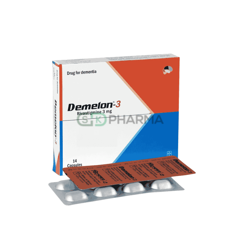 Demelon Capsule 3 mg (Rivastigmine Tartrate)