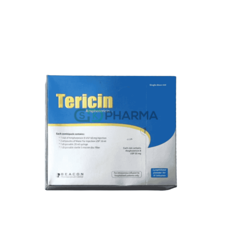 Tericin Injection 50 mg/vial (Amphotericin B)